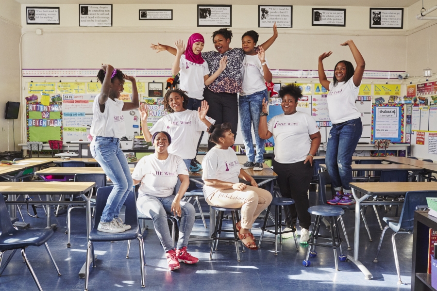 A'Dorian Murray-Thomas ’16 helps girls whose lives have been affected by violence to excel in and out of school.